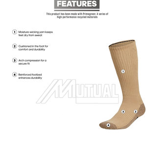 Chaussettes décontractées unies de haute qualité Chaussettes décontractées personnalisées de couleur pure Chaussettes décontractées en coton pour hommes - Product Image 6