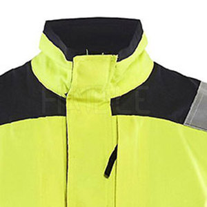 2024 Men's High Street <b>Lightweight</b> High Quality Winter <b>Jacket</b> Warm Reflective Hooded Stand Collar New Condition High Visibility - Product Image 4