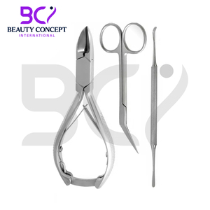 Pince à ongles de podologie pour ongles incarnés, coupe-cuticules, ciseaux à ongles, lime à ongles en acier inoxydable à large ouverture - Product Image 2