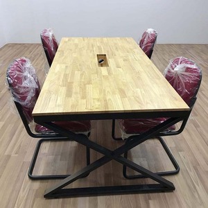 Contemporary Minimalist Oval <b>Office</b> Conference <b>Table</b> by XConcept HBXC011 - Product Image 6