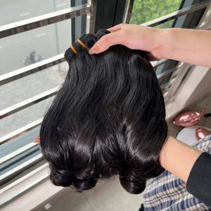 Tendance chaude 2023 de qualité supérieure perruques de cheveux bruts vietnamiens 12A grade fumi H8 faisceaux de cheveux humains couleur naturelle - Product Image 2