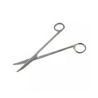 Tijeras Metzenbaum Quirúrgicas Cynamed Curvas de 7 Pulgadas con Hoja Dentada, Acero Inoxidable de Alta Calidad Industrial