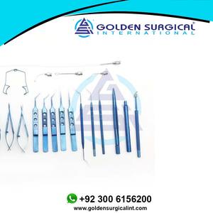 21 Uds. Juego intraocular de aleación de titanio instrumento quirúrgico ojo oftálmico cataratas y Microcirugía Ocular herramientas - Product Image 4