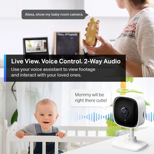 Tplink tapo 2K กล้องรักษาความปลอดภัยในร่ม WiFi 2แพ็ค (เทป C110P2) - Product Image 3