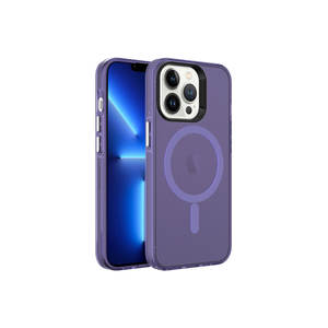 Coque arrière de luxe Netzy C-Pro Series pour iPhone 13 Pro Max compatible MagSafe, transparente givrée, rigide et translucide - Product Image 1