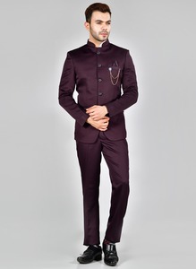 ชุดสูทผู้ชายสีน้ำตาลกาแฟ 2 ชิ้น คุณภาพส่งออก สำหรับงานแต่งงานและงานพิเศษ มีจำหน่ายในราคาส่งออก - Product Image 2