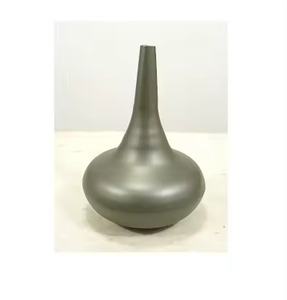 Pas cher Prix Noir Couleur Vase À Fleurs pour La Décoration De Jardin Super Qualité En Métal Fleur Planteur Pot Conception Cher - Product Image 4