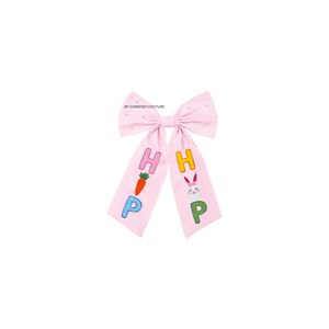 Accesorio para el Cabello de Pascua, Lazo de Algodón con Cuentas de Semillas, Estilo Festivo, Bordado a Mano, Personalizable, para Mujer - Product Image 4