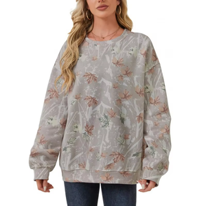 Sudadera Larga Extra Grande al por Mayor, Felpa Cálida, Suave y Acogedora, Ropa Casual de Invierno, Estilo Urbano, Corte Holgado, Moda Diaria, Top para Mujer - Product Image 1