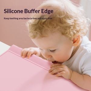 Cross-border Best-selling <b>Silicone</b> Placemat Teething Edge Table <b>Mat</b> Babies Anti-fall Anti-dirt Children's Feeding <b>Mat</b> Modern - Product Image 3