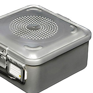 Contenedor Esterilizado Manualmente de Fabricación Profesional con Tapa para Instrumentos Quirúrgicos, Caja Plateada Reutilizable (Tamaño Personalizado) - Product Image 5