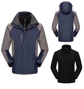 <b>Winter</b> <b>Hood</b> Jacket Man <b>Coats</b> Outdoor Thicken Windbreaker Men's Cotton Plus Size Jackets - Product Image 3