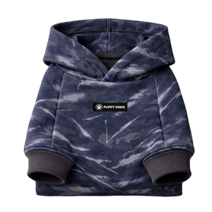 Concrete Wood Pattern Dog Hoodie Asphalt Camo Soft Fleece Pet Sweatshirt With Hood Cozy Warm Pullover Winter Wear Dogs - Product Image 6