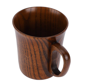 Taza de té de madera 100%, taza de café de madera ecológica, reutilizable, hecha a mano, personalizada, Hotel, artículo decorativo para el hogar - Product Image 4