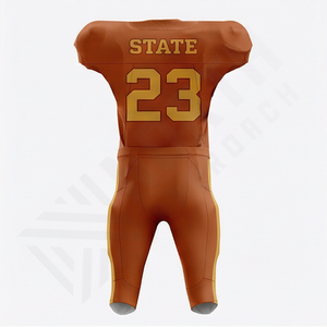 Uniforme de football américain de dernière génération, nouveau style, uniforme de football américain pour jeunes, prix de gros, équipement d'entraînement athlétique performant - Product Image 2