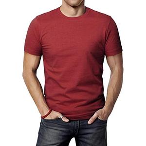 T-shirt personnalisé lourd 100% coton pour hommes à manches courtes en jersey tricoté avec impression de logo grande taille caractéristiques de compression - Product Image 2