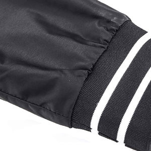 Hot Sale Unique Design Men's Fashionable Canvas Fabric Winter Bomber Jackets Customizable 3D Logo <b>Stand</b> Collar for Spring Season - Product Image 5