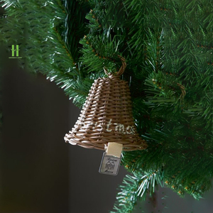 Vente en gros HNH CRAFT Décoration de table de sapin de Noël en osier naturel bohème écologique Vietnam (modèle CR 8386) - Product Image 4