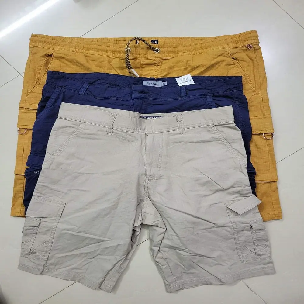 Heren Jongens Korte Broek 6 Pocket Cargo Broek Super Lage Prijs Kleding Voorraad Veel Bangladesh Overtollige Kleding Merklabels