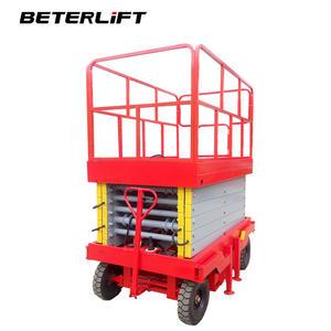 Мобильная ножничная подъемная платформа BETERLIFT 10м 12м 500кг для высотных работ, производитель в Китае - Product Image 3