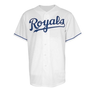 เสื้อยืดแขนสั้นสำหรับผู้ชายน้ำหนักเบามีกระดุม2เม็ดเสื้อเจอร์ซีย์เบสบอลและซอฟต์บอลโลโก้ตามสั่ง - Product Image 3