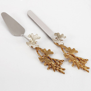 Venta al por mayor de 5 piezas de cubiertos de cocina, fiesta, boda, cena, cuchara, tenedor, juego de cubiertos de oro de alta calidad. - Product Image 6