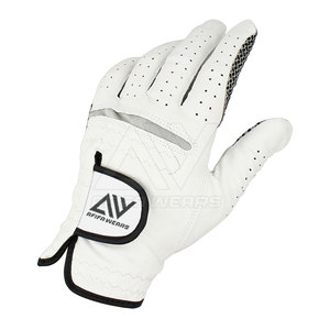 Guantes de Golf de Piel Genuina de Alta Calidad para Mano Derecha con Logotipo Personalizado, Ligeros y Antideslizantes para Uso Deportivo - Product Image 2