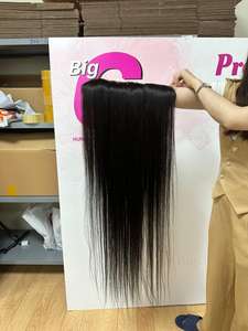 Cierre HD encaje cabello crudo vietnamita venta al por mayor cabello virgen cierre frontal de alta calidad - Product Image 4