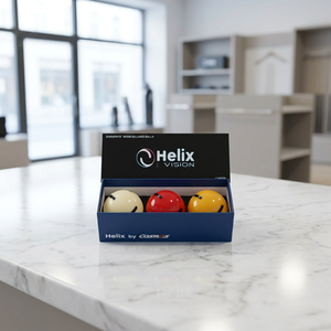 Bolas de Billar Diamond - Carom Helix Vision Black, Juego de 3 Cojines, 61.5mm |   Balón Oficial de la PBA |   Hecho en Corea |   Resina Fenólica - Product Image 1