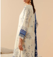 Abito Shalwar Kameez da Donna all'Ingrosso, Ricamato in Lino, per Tutte le Stagioni, Matrimoni, Feste, Abbigliamento Casual, Personalizzabile OEM di Alta Qualità