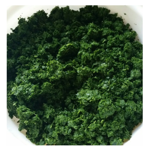 Hoja de yuca congelada, verde vibrante, cosechada tradicionalmente, perfecta para sabrosos platos asiáticos africanos con ricos sabores naturales audaces - Product Image 2