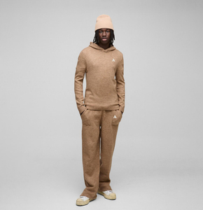 Ensemble de survêtement décontracté pour homme, coupe régulière, design personnalisé, style urbain, sweat à capuche et pantalon de survêtement, 100 % coton - Product Image 1