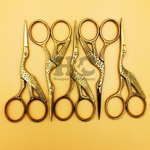Ciseaux à cils et à sourcils en acier inoxydable de haute qualité, pointe droite et affûtée, avec manche en céramique, durables, en vison, best-seller, Bagla - Product Image 1