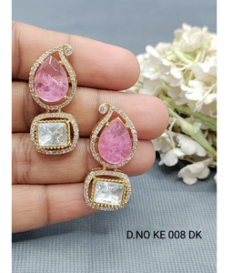 Pendientes de joyería étnica Royal Look con detalles decorativos para funciones de compromiso y temporadas festivas DE LA India - Product Image 6