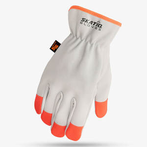 Guantes de seguridad para conductores personalizables antideslizantes impermeables Skatiq de alta calidad de PIEL DE CABRA - Product Image 6