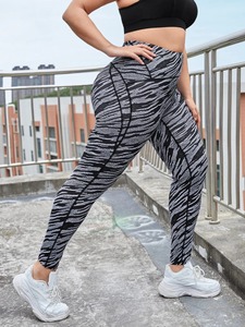 New Design <b>Women</b> <b>Leggings</b> Elastic Waist Sports Gym Workout Wear Pants Custom Logo <b>Women</b> <b>Leggings</b> - Product Image 2