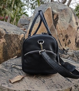 Sac de sport en cuir véritable unisexe fait à la main Grand sac de voyage vintage Weekender Gym Vacation Logo personnalisé Sac de voyage Bonbons - Product Image 2