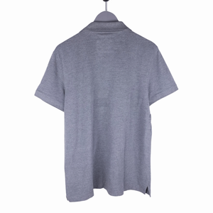 Men's <b>Classic</b> Grey Solid Knitted Sporty Style Cotton Blend Quick Dry Short Sleeve for Shirt Top - Product Image 2