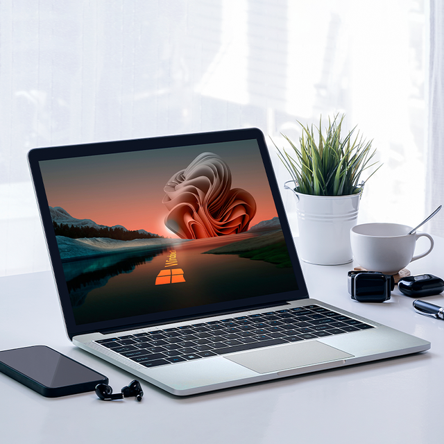 Wholesale 14.1 Inch Slim Laptop Computer Student Laptops OEM/ODM with Intel N3350 4GB for Personal Use