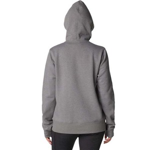 2025 coton biologique sweat à capuche zippé pour femmes sweat-shirt polaire léger avec poche solide décontracté OEM vente en gros - Product Image 2