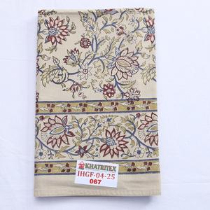 Drap de lit 100% coton imprimé en bloc à la main avec motif solide Literie d'été légère et douce parfaite pour les intérieurs de maison modernes - Product Image 3