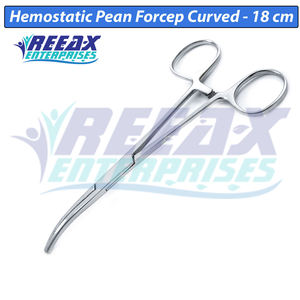 Logo personnalisé REEAX Enterprises' Bonne vente de pinces chirurgicales en acier incurvé faites à la main, la base des instruments chirurgicaux - Product Image 4