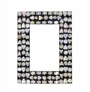 <b>Black</b> Brown White Resin Bone Inlay <b>Photo</b> <b>Frame</b> Handicraft Decorative Colored Colored <b>Frame</b> - Product Image 2