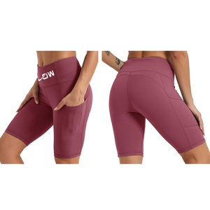 Fitness personnalisé respirant taille haute Leggings Sexy femmes entraînement jeunesse Yoga Shorts Skinnfit sans couture adulte Shorts de bain - Product Image 5