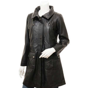 Nouvelle Collection 2026 : Blouson en Cuir Femme Haut de Gamme, Tendance Automne, Manches Longues, Imperméable et Coupe-Vent - Product Image 5