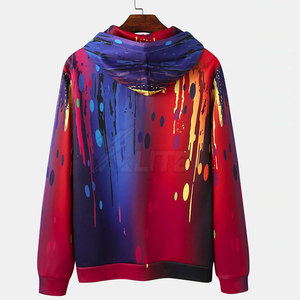 Sudadera con Capucha Sublimada para Hombre, Estilo Informal, Diseño Limpio, Textura Suave, Ajuste Cómodo, para Salidas de Fin de Semana y Uso Diario - Product Image 2