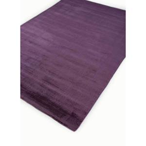 Alfombra Clásica Jacquard de Viscosa Tejida a Mano, Rosa y Morado, 10mm, Diseño Abstracto Sólido para el Hogar, Pasillo, Sala Rectangular -HPV-7020 - Product Image 2