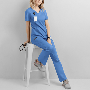 Vente en gros OEM personnalisé blouses d'hôpital pour femmes Offre Spéciale ensembles d'uniformes d'infirmière pour femmes uniformes médicaux pour usage hospitalier - Product Image 3