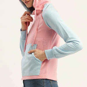 Sudaderas con Capucha para Mujer al por Mayor, 100% Algodón, Transpirables, Personalizadas, de Color Sólido, con Logotipo Frontal, Casuales - Product Image 5