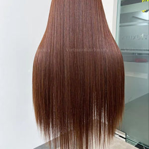 Extensions de cheveux vierges Remy lisses et soyeuses, tissées sur une seule bande, de la plus haute qualité, pour toutes les couleurs - Product Image 3
